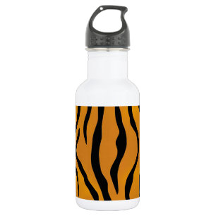 Gestreepte tijgerpatroon waterfles