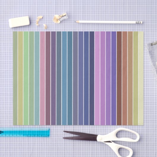 Gestreepte Tissuepapier (Craft)