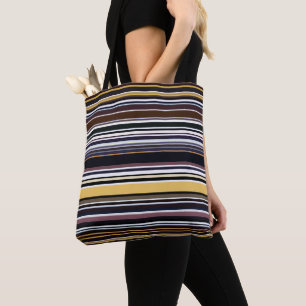 Gestreepte Tote Bag