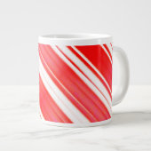 Gestreepte traktaties grote koffiekop (Voorkant rechts)