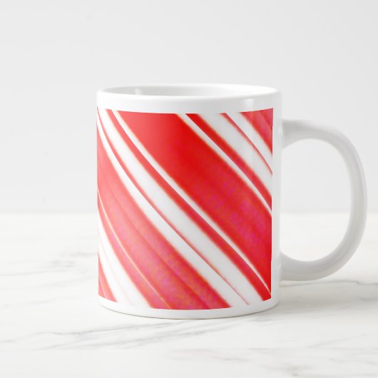 Gestreepte traktaties grote koffiekop (Rechts)