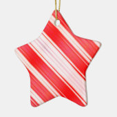 Gestreepte traktaties keramisch ornament (Links)