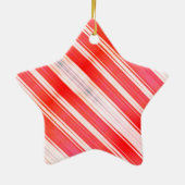 Gestreepte traktaties keramisch ornament (Achterkant)