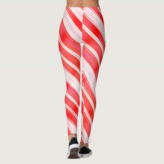 Gestreepte traktaties leggings (Achterkant)