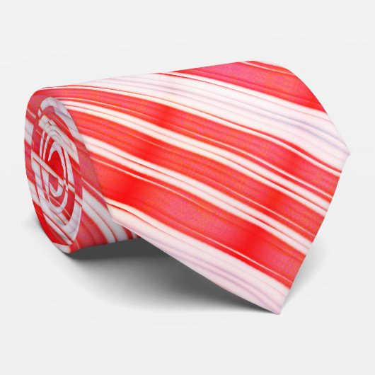 Gestreepte traktaties stropdas (Opgerold)