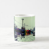 Gestreepte tram, bij de brug koffiemok (Center)