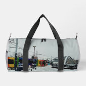 Gestreepte tram plunjezak (Achterkant)