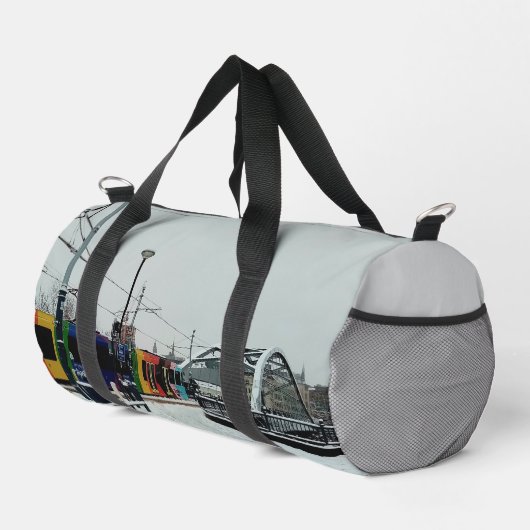 Gestreepte tram plunjezak (Rechterhoek)