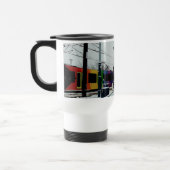 Gestreepte tram reisbeker (Links)