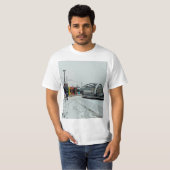 Gestreepte tram t-shirt (Voorkant volledig)