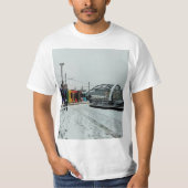 Gestreepte tram t-shirt (Voorkant)