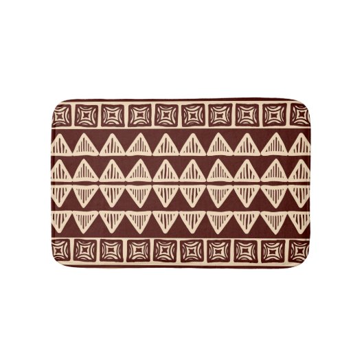 Gestreepte Tribal: sierkunst. Badmat (Voorkant)