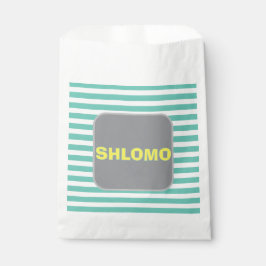 Gestreepte upsherin party-voorkeurzakken bedankzakje