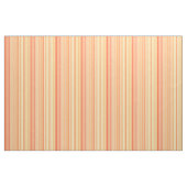 Gestreepte verticale strepen Geel Sinaasappel Stof (Fat Quarter)