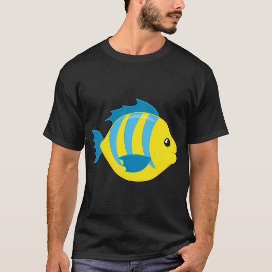 Gestreepte vis t-shirt (Voorkant)
