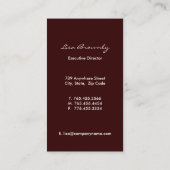 Gestreepte Visitekaartjes (Achterkant)