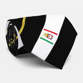 Gestreepte vlag van Apulië Stropdas (Opgerold)