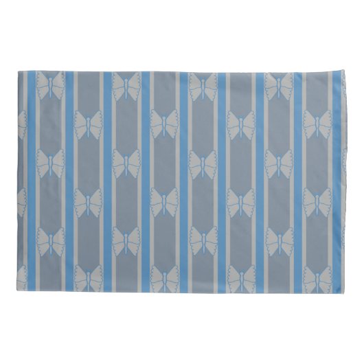 gestreepte vlinder kussensloop (Achterkant)