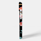 Gestreepte vlinders en cirkels Case-Mate iPhone case (Achterkant / Links)