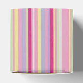 gestreepte vouwdoos bedankdoosjes (Bovenkant)