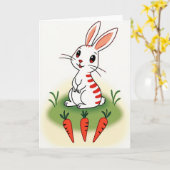 Gestreepte Vriend Hallo Kaart (Gele Bloem)