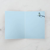 Gestreepte Wenskaart Kaart (Binnen)