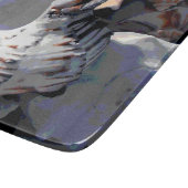 Gestreepte Zeeen Shell Snijplank (Hoek)