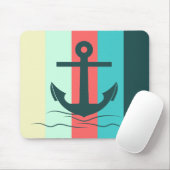 Gestreepte zeevarende muismat (Met muis)