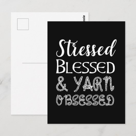 Gestreepte zegels en geobsedeerd briefkaart (Voorkant / Achterkant)