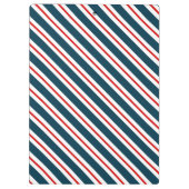 Gestreepte zeilboten, aangepast klembord (Achterkant)