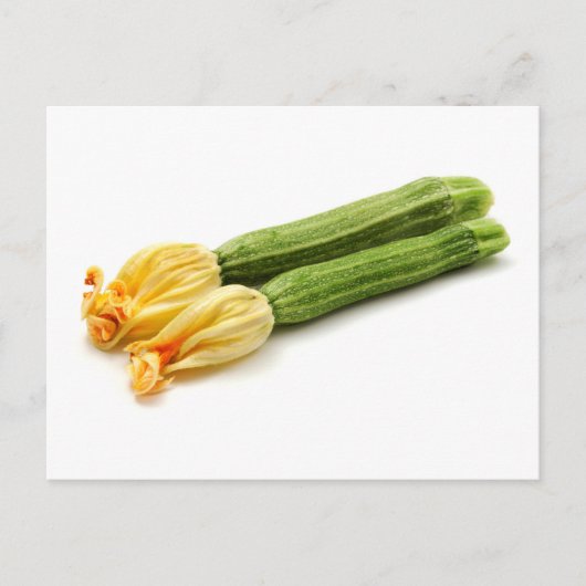 Gestreepte zucchini briefkaart (Voorkant)