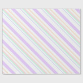 gestreiftes Linien Muster Striche Regenbogenfarben Cadeaupapier (Vlak)