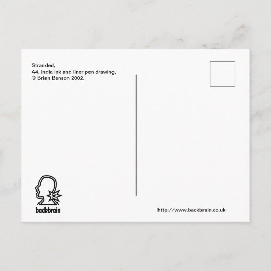 Gestrengeld Briefkaart (Achterkant)