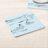 Gestrengeld Kartonnen Onderzetters (Schuin)