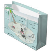 Gestrengeld Large Cadeautasje (Voorkant Gekanteld)