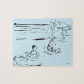 Gestrengeld Legpuzzel (Horizontaal)