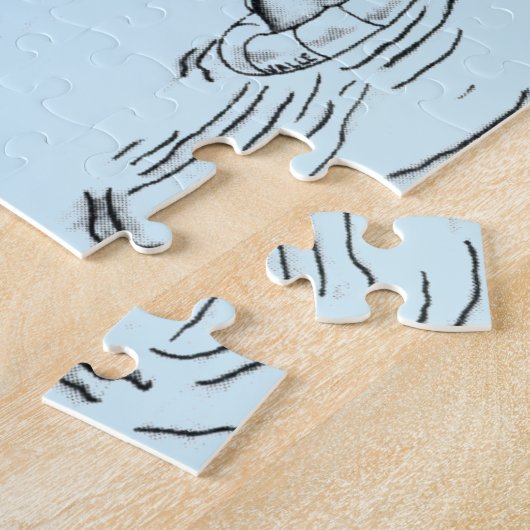 Gestrengeld Legpuzzel (Zijkant)