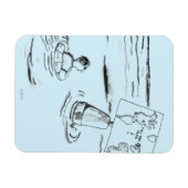 Gestrengeld Magneet (Horizontaal)