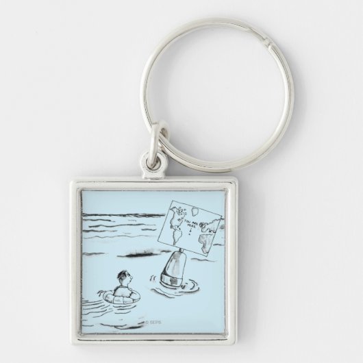 Gestrengeld Sleutelhanger (Voorkant)