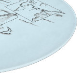 Gestrengeld Snijplank (Hoek)