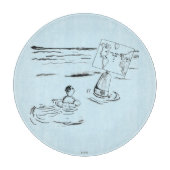 Gestrengeld Snijplank (Voorkant)