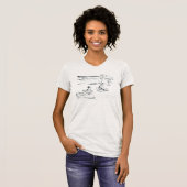 Gestrengeld T-shirt (Voorkant volledig)