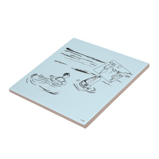 Gestrengeld Tegeltje (Zijkant)