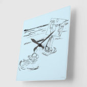 Gestrengeld Vierkante Klok (Hoek)