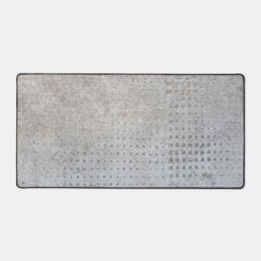   Gestressed Grunge Industrieel Steen Beton Grijs Bureaumat (Voorkant)