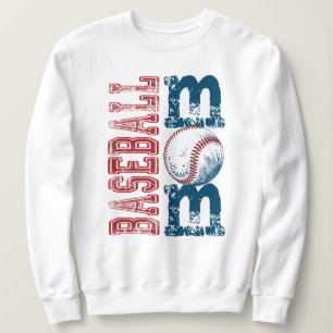 Gestressed honkbal seizoen moeder grafische sweats trui
