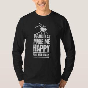 Gestresseerde PET Tarantula arthropod spin T-shirt