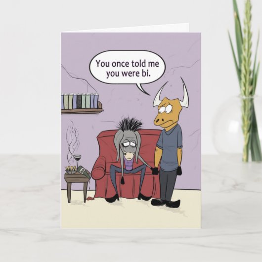 Gestresst en depressief kaart (Voorkant)