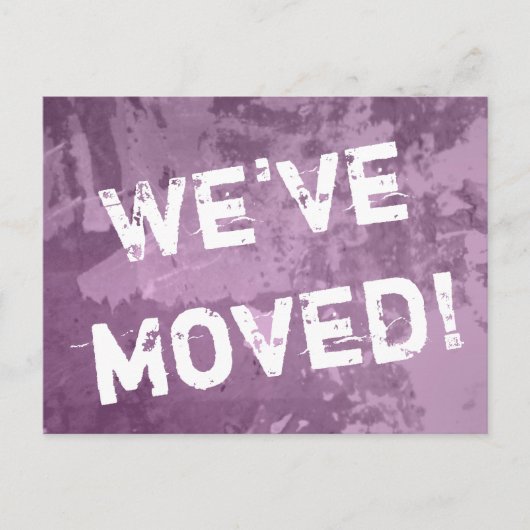 Gestresste textuur ziet er bewegende briefkaarten  (Voorkant)