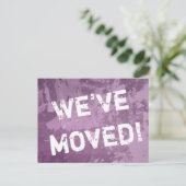 Gestresste textuur ziet er bewegende briefkaarten  (Staand voorkant)